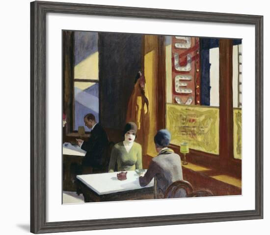 Chop Suey, 1929-Edward Hopper-Framed Giclee Print