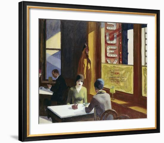 Chop Suey, 1929-Edward Hopper-Framed Giclee Print