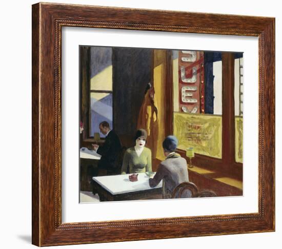 Chop Suey, 1929-Edward Hopper-Framed Giclee Print