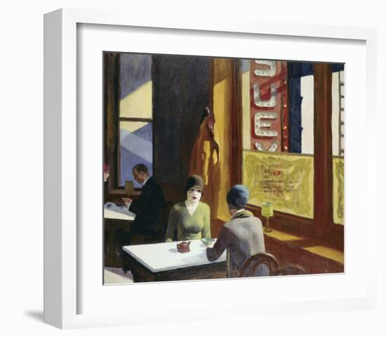 Chop Suey, 1929-Edward Hopper-Framed Giclee Print