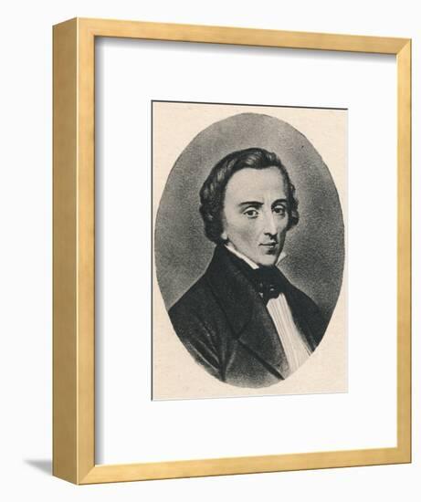 'Chopin', 1895-Unknown-Framed Photographic Print