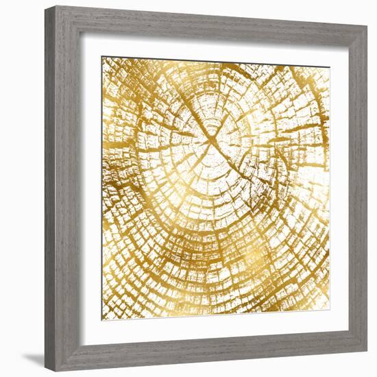 Chopped Gold II-Danielle Carson-Framed Art Print