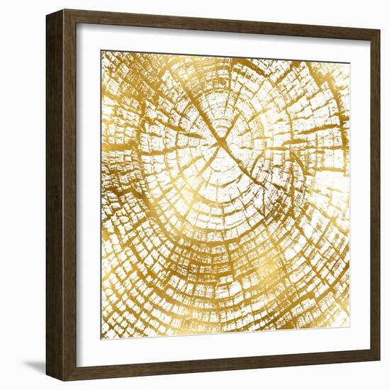 Chopped Gold II-Danielle Carson-Framed Art Print