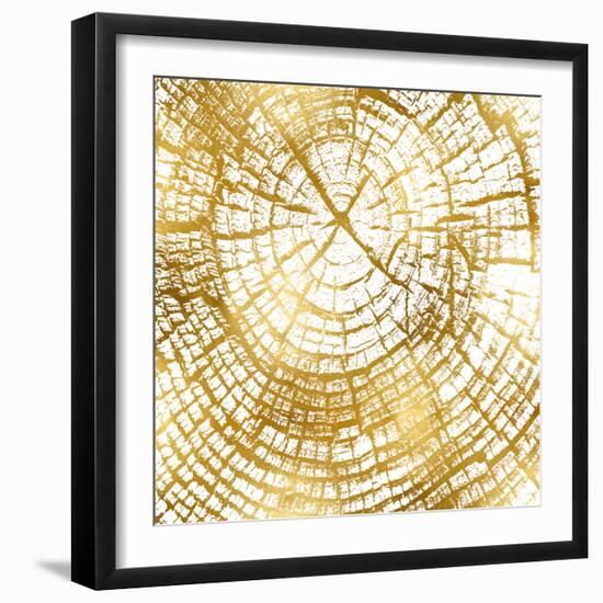 Chopped Gold II-Danielle Carson-Framed Art Print