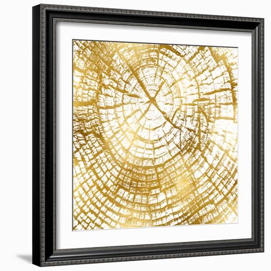 Chopped Gold II-Danielle Carson-Framed Art Print