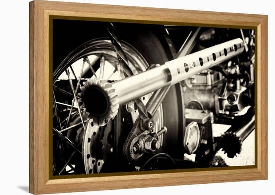 Chopper Motorbike-Tim Kahane-Framed Premier Image Canvas