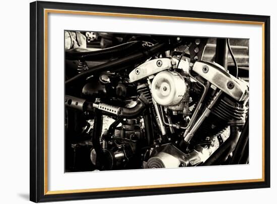 Chopper Motorbike-Tim Kahane-Framed Photographic Print