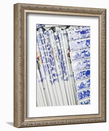 Chopsticks, Hollywood Road Antiques Market, Central, Hong Kong, China-Walter Bibikow-Framed Photographic Print