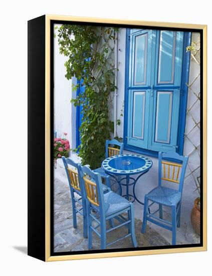 Chora, Amorgos, Cyclades, Aegean, Greek Islands, Greece, Europe-Tuul-Framed Premier Image Canvas