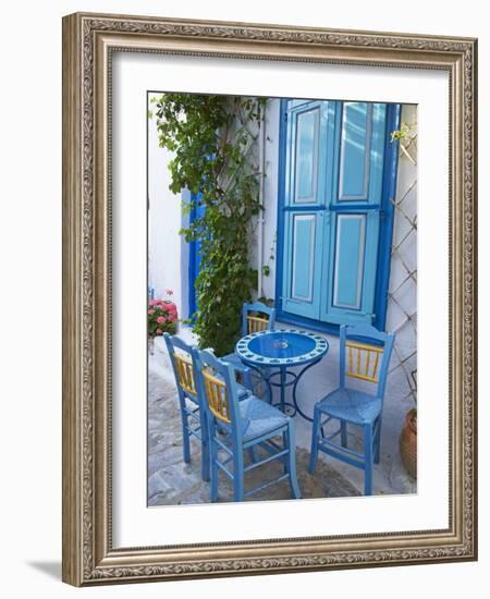 Chora, Amorgos, Cyclades, Aegean, Greek Islands, Greece, Europe-Tuul-Framed Photographic Print