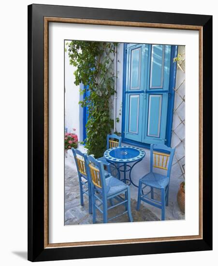 Chora, Amorgos, Cyclades, Aegean, Greek Islands, Greece, Europe-Tuul-Framed Photographic Print