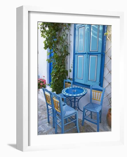 Chora, Amorgos, Cyclades, Aegean, Greek Islands, Greece, Europe-Tuul-Framed Photographic Print