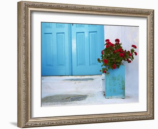 Chora, Amorgos, Cyclades, Aegean, Greek Islands, Greece, Europe-Tuul-Framed Photographic Print