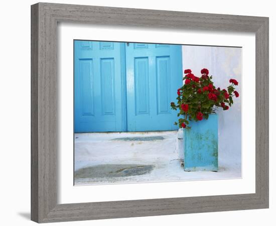 Chora, Amorgos, Cyclades, Aegean, Greek Islands, Greece, Europe-Tuul-Framed Photographic Print