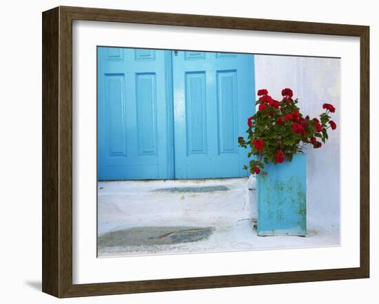 Chora, Amorgos, Cyclades, Aegean, Greek Islands, Greece, Europe-Tuul-Framed Photographic Print