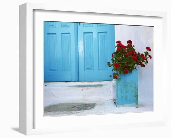 Chora, Amorgos, Cyclades, Aegean, Greek Islands, Greece, Europe-Tuul-Framed Photographic Print