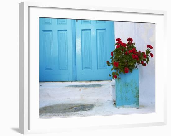 Chora, Amorgos, Cyclades, Aegean, Greek Islands, Greece, Europe-Tuul-Framed Photographic Print