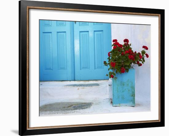 Chora, Amorgos, Cyclades, Aegean, Greek Islands, Greece, Europe-Tuul-Framed Photographic Print