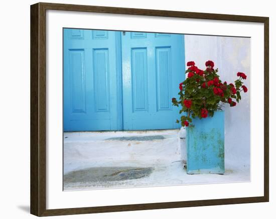 Chora, Amorgos, Cyclades, Aegean, Greek Islands, Greece, Europe-Tuul-Framed Photographic Print