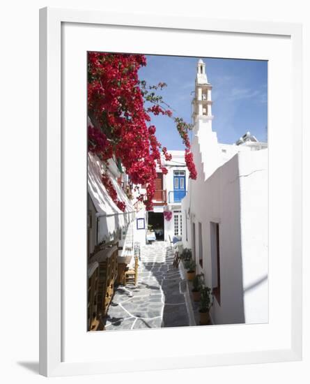 Chora, Mykonos, Cyclades, Greek Islands, Greece, Europe-Angelo Cavalli-Framed Photographic Print