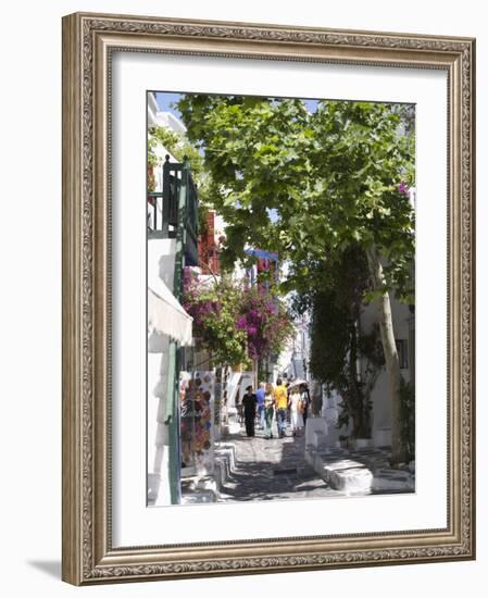 Chora, Mykonos, Cyclades, Greek Islands, Greece, Europe-Angelo Cavalli-Framed Photographic Print