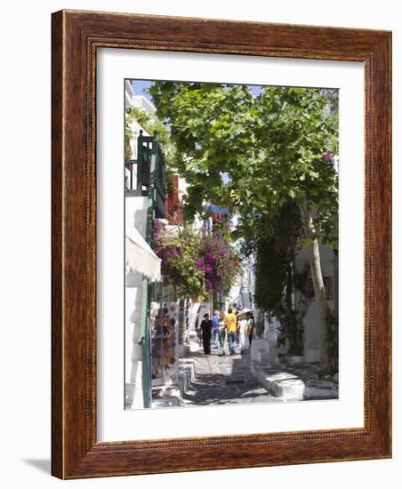 Chora, Mykonos, Cyclades, Greek Islands, Greece, Europe-Angelo Cavalli-Framed Photographic Print