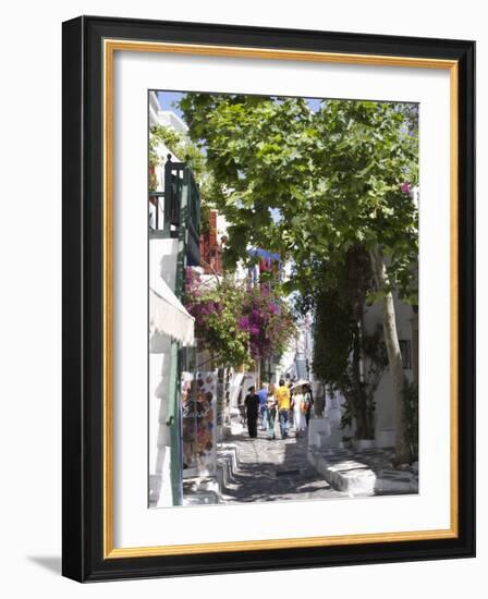 Chora, Mykonos, Cyclades, Greek Islands, Greece, Europe-Angelo Cavalli-Framed Photographic Print