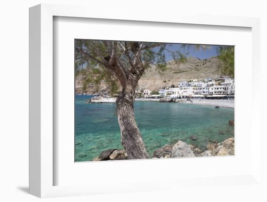 Chora Sfakion, South Crete, Crete, Greek Islands, Greece, Europe-Markus Lange-Framed Photographic Print