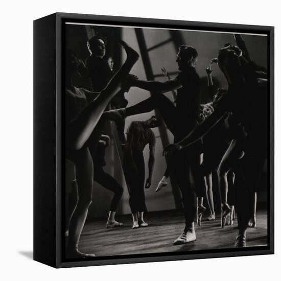 Choreographer Jerome Robbins-Gjon Mili-Framed Premier Image Canvas