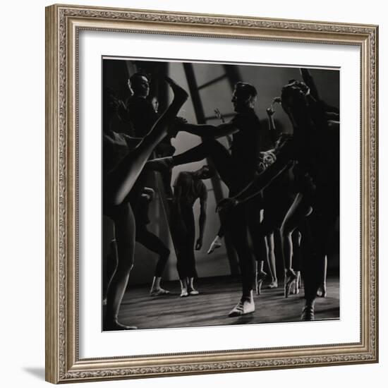 Choreographer Jerome Robbins-Gjon Mili-Framed Photographic Print