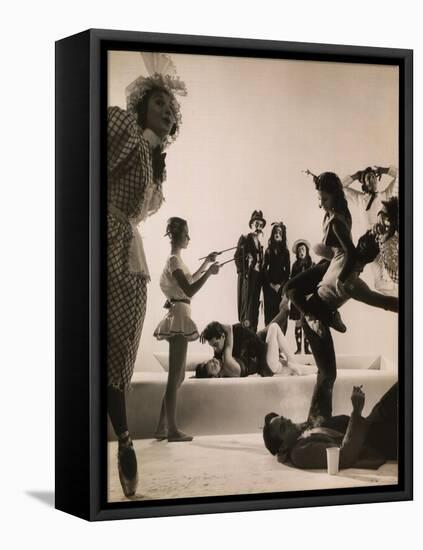 Choreographer Jerome Robbins-Gjon Mili-Framed Premier Image Canvas