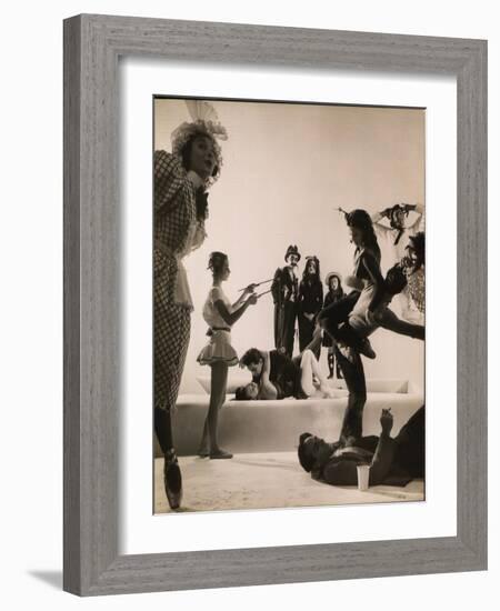 Choreographer Jerome Robbins-Gjon Mili-Framed Photographic Print