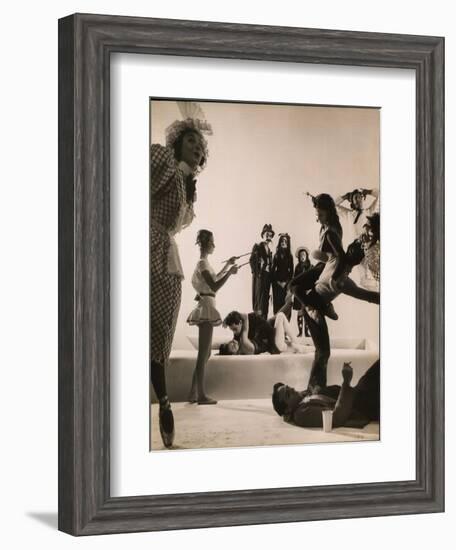 Choreographer Jerome Robbins-Gjon Mili-Framed Photographic Print