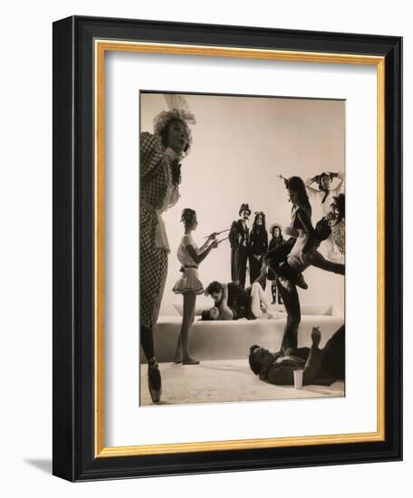 Choreographer Jerome Robbins-Gjon Mili-Framed Photographic Print