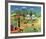 Chores on the Farm-Konstantine Rodko-Framed Art Print