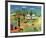 Chores on the Farm-Konstantine Rodko-Framed Art Print