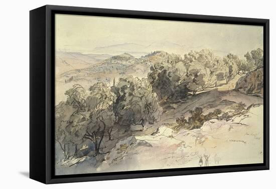 Choripiskopi, Greece-Edward Lear-Framed Premier Image Canvas