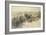 Choripiskopi, Greece-Edward Lear-Framed Giclee Print