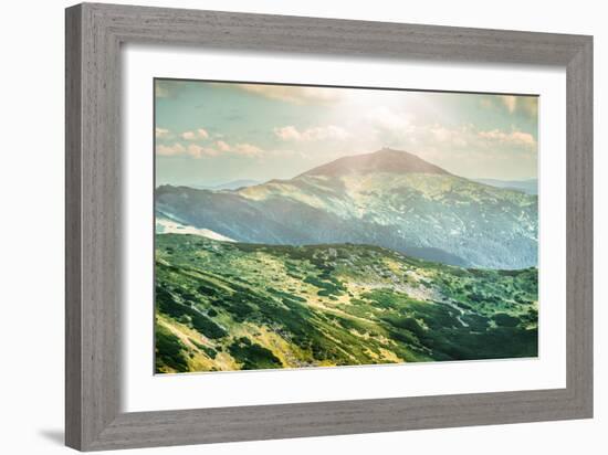 Chorna Hora Mountain Range. Carpathian Mountains. Ukraine-goinyk-Framed Photographic Print