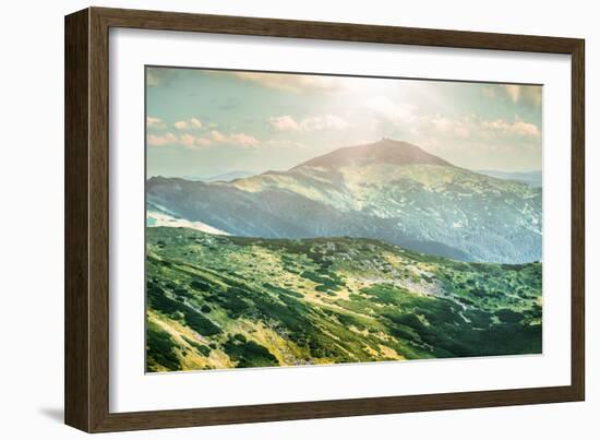 Chorna Hora Mountain Range. Carpathian Mountains. Ukraine-goinyk-Framed Photographic Print