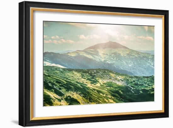 Chorna Hora Mountain Range. Carpathian Mountains. Ukraine-goinyk-Framed Photographic Print