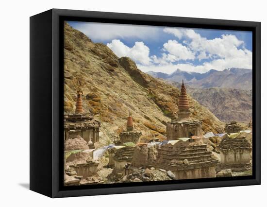 Chortens, Hemis Gompa (Monastery), Hemis, Ladakh, Indian Himalayas, India, Asia-Jochen Schlenker-Framed Premier Image Canvas