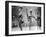 Chorus Girl High Kicking During a Performance at the Cannes Film Festival-Paul Schutzer-Framed Photographic Print