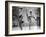 Chorus Girl High Kicking During a Performance at the Cannes Film Festival-Paul Schutzer-Framed Photographic Print