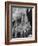 Chorus Girl Standing on Horse's Back During Filming of the Movie "The Ziegfeld Follies"-John Florea-Framed Photographic Print