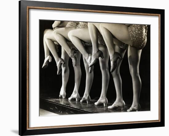 Chorus Girls' Legs-Bettmann-Framed Photographic Print