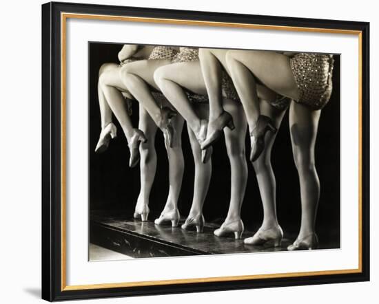 Chorus Girls' Legs-Bettmann-Framed Photographic Print