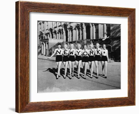 CHORUS LINE-Everett Collection-Framed Photographic Print