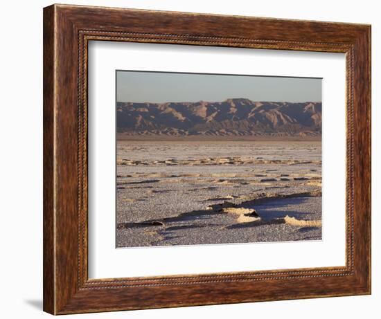 Chott El Jerid, Flat Dry Salt Lake Between Tozeur and Kebili, Tunisia, North Africa, Africa-Dallas & John Heaton-Framed Photographic Print