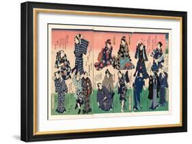 Chotto Hitokuchi Hauta No Ateburi-Toyohara Kunichika-Framed Giclee Print